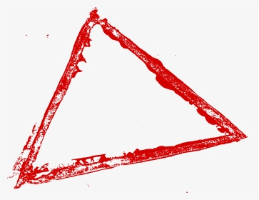 Triangle Png Red Triangle Png Red - Aesthetic Triangle Outline Png, Transparent Png, Transparent PNG