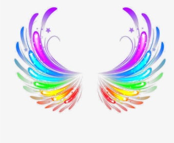 彩色 的 翅膀, HD Png Download, Transparent PNG