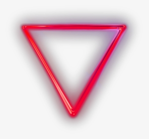 #colored #neon #cute #frame #coloredframe #cuteframe - Triangle, HD Png Download, Transparent PNG