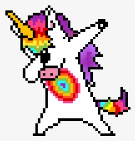Unicorn Dab Pixel Art, HD Png Download, Transparent PNG