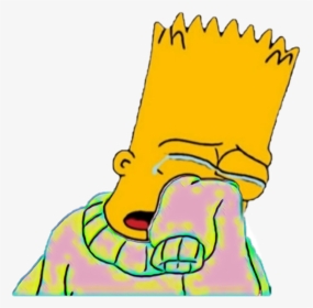 Depressão tristeza TRISTE!Angst, desenho de bart simpson, mão, outros png