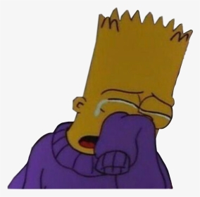Sad Simpsons And Bart Image - Sad Bart Simpson PNG Transparent