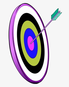 Dart Arrow In The Smallest Circle - Clip Art, HD Png Download, Transparent PNG