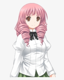Katawa Shoujo Shizune Hair Pink Facial Expression Human - Misha Katawa Shoujo, HD Png Download, Transparent PNG