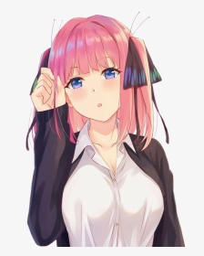 Anime Girl Pink Hair, HD Png Download, Transparent PNG