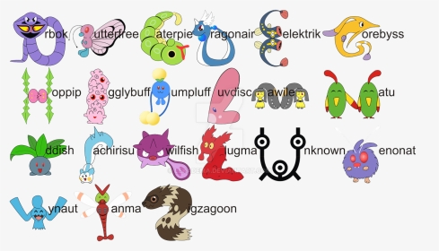 What Are Some Pokemon Whose Names Start With The Letter - Pokemon Art Letter, HD Png Download, Transparent PNG