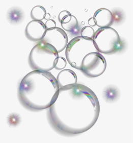 Bubbles Png Light Ftestickers Lights Glow - Transparent Background Soap Bubble Png, Png Download, Transparent PNG