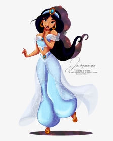 Cartoon Princess Jasmine Aladdin, HD Png Download, Transparent PNG