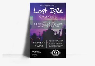 Church Lost Isle Concert Poster Template Preview - Flyer, HD Png Download, Transparent PNG