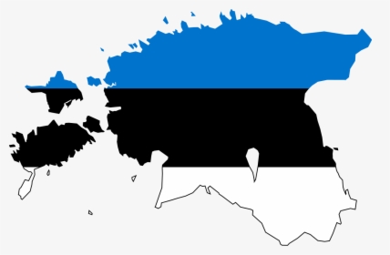 Estonia In World Map - Estonia Map And Flag, HD Png Download, Transparent PNG