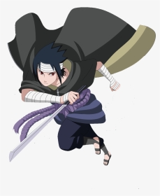 Naruto Sasuke Hebi Black Outfit, HD Png Download, Transparent PNG