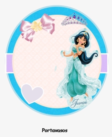 Toppers, Stickers O Etiquetas Para Imprimir Gratis - Princess Jasmine Disney, HD Png Download, Transparent PNG