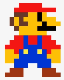 Mario Transparent Old School - Pixel Art Mario Bros, HD Png Download, Transparent PNG