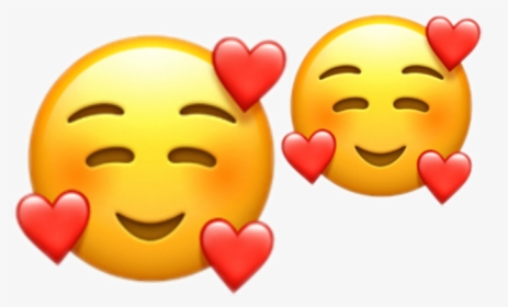 Smiling Face With 3 Hearts Emoji Png, Transparent Png, Transparent PNG