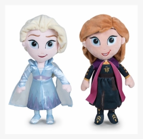 Peluche Elsa & Anna Frozen 2 Disney 30cm - Peluche Anna Frozen, HD Png Download, Transparent PNG
