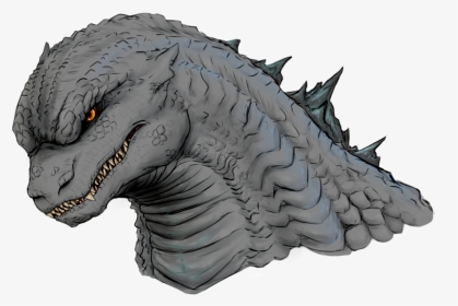 Godzilla Head Png - Godzilla Drawing Png, Transparent Png, Transparent PNG