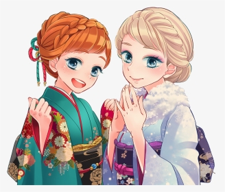 Elsa And Anna Chinese, HD Png Download, Transparent PNG