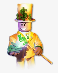 #robux #roblox #rich #money #videogame #game #robuxguy - Roblox Mr Bling Bling, HD Png Download, Transparent PNG