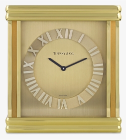 Brass Tiffany & Co - Quartz Clock, HD Png Download, Transparent PNG