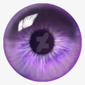 Purple Swirl Eye Finished - Silver Eye Png, Transparent Png, Transparent PNG