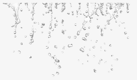 #water #splash #drops #hanging #frame #effects #effect - Handwriting, HD Png Download, Transparent PNG
