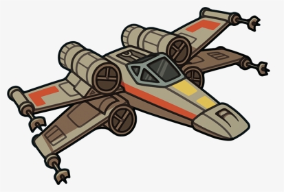 Collection Of X Wing Fighter Clipart High Quality, - Star Wars X Wing Cartoon, HD Png Download, Transparent PNG