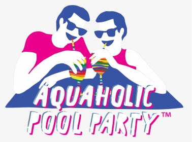 Aquaholic Pool Party Sg - Graphic Design, HD Png Download, Transparent PNG