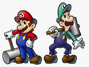 Mario Transparent And Luigi - Mario And Luigi Bowser's Inside Story Mario, HD Png Download, Transparent PNG