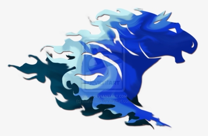 Flame Clipart Horse - Blue Fire Horse Logo, HD Png Download, Transparent PNG
