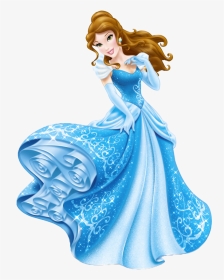 Blue Dress Disney Princess Belle, HD Png Download, Transparent PNG