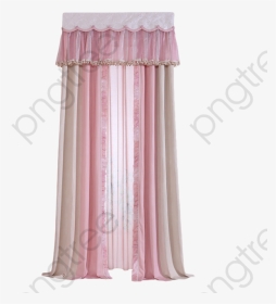Bedroom Clipart Pink - Curtain, HD Png Download, Transparent PNG