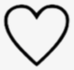 #heart #sticker #black #transparency #transparent - Coeur Transparent Et Noir, HD Png Download, Transparent PNG
