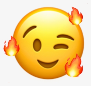 #fire #emoji #emojis #aesthetic #overlay - Emoji Aesthetic Fire Overlay, HD Png Download, Transparent PNG