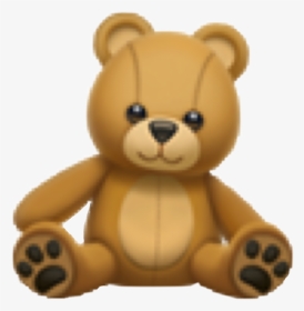 #emoji #teddy #teddybear #spielzeug #croissons #brown - Iphone Teddy Bear Emoji, HD Png Download, Transparent PNG