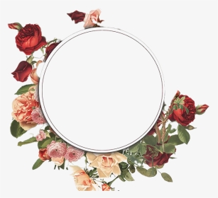 Round Flower Frame Png - Transparent Background Flower Frame Png, Png Download, Transparent PNG