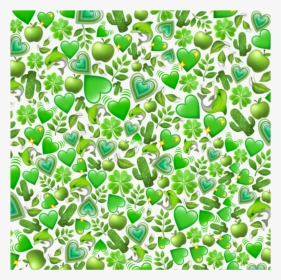 #green #emoji #background #stickers #freetoedit - Фон Из Смайликов Пнг, HD Png Download, Transparent PNG