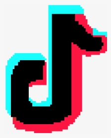 Pixel Art Tik Tok Logo, HD Png Download, Transparent PNG