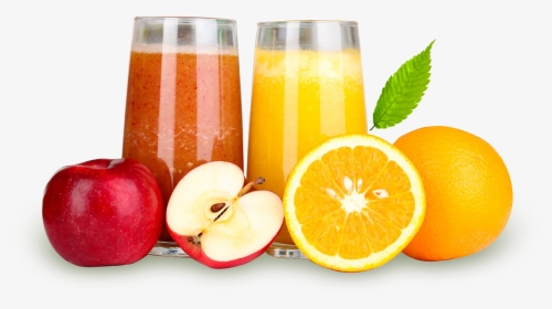 Orange Smoothie Soft Apple - Fruit Juice Apple Orange, HD Png Download, Transparent PNG