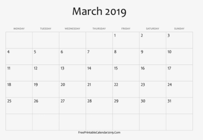 Calendar Png Pic - 2020 Printable Calendar With Holidays, Transparent Png, Transparent PNG
