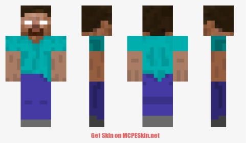 Download Minecraft Pe Skins - Skin For Minecraft Pe Herobrine, HD Png Download, Transparent PNG