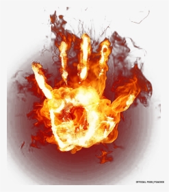 Hand On Fire Png, Transparent Png, Transparent PNG
