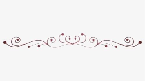 Fancy Line Border Png Hd Image With Transparent Background - Calligraphy, Png Download, Transparent PNG