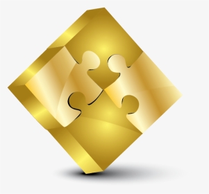 Logos Transparent Gold - Gold Puzzle Piece Png, Png Download, Transparent PNG