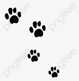 Black Prints Clipart Mark - Bear Paw Prints Png, Transparent Png, Transparent PNG
