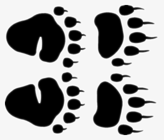 Black Bear Track Footprint, HD Png Download, Transparent PNG