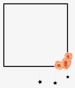 #tumblr #tumblrframe #frame #flowerframe #flower #roseframe - Illustration, HD Png Download, Transparent PNG