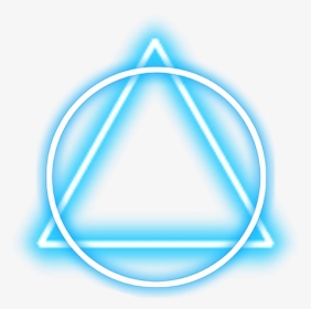 #triangle #circle #mix - Neon Triangle Png, Transparent Png, Transparent PNG
