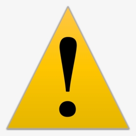 Exclamation Point In A Yellow Triangle - Icon Alert, HD Png Download, Transparent PNG