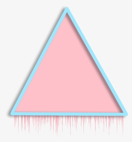 Neon Triangle Blue Png, Transparent Png, Transparent PNG