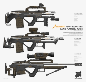 M4 Vector Sniper Rifle - Modular Rifle Concept Art, HD Png Download, Transparent PNG